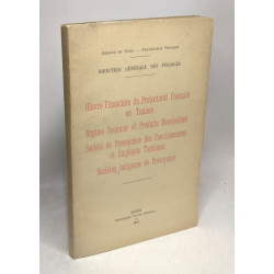 Oeuvre financière du protectorat français en Tunisie - régime...