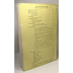 Revue d'études latines - Tome 62 - 1984