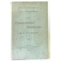 Les consecrations positivistes de la vie humaine