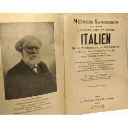 Méthode Sanderson pour apprendre à parler lire et écrire Italien...