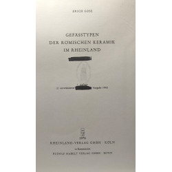 Gefässtypen der römischen keramik im Rheinland - 3. auflage