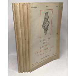 Bulletin de la société préhistorique française - année 1960 -TOME...