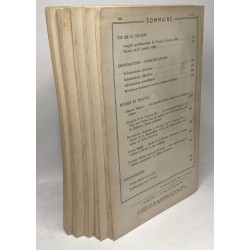 Bulletin de la société préhistorique française - année 1960 -TOME...