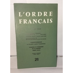 L'ordre français - N°21 - Avril 1958