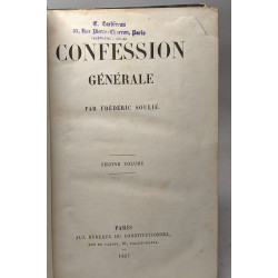 Confession générale - second volume