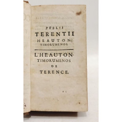 Les comédies de Terence - TOME II - traduites en françois avec des...