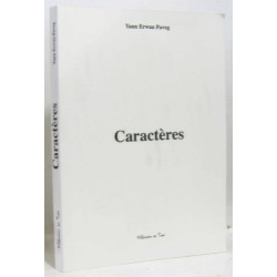 Caractères (avec hommage de l'auteur)