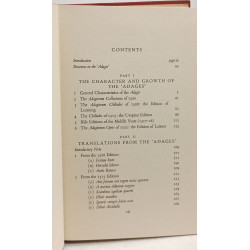 The Adages of Erasmus - a study with translations