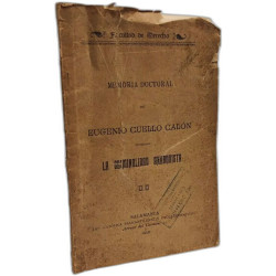 La criminalidad anarquista / facultoad de derecho