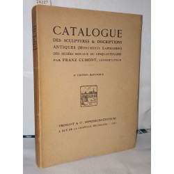 Catalogue des sculptures et inscriptions antiques ( monuments...