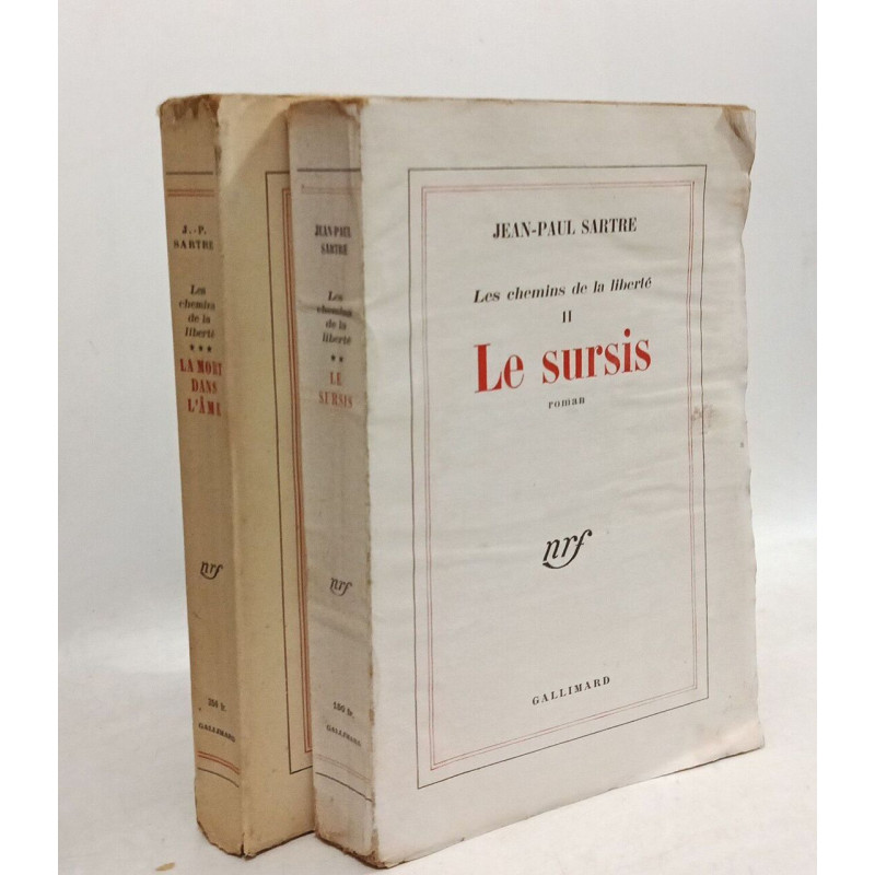 Les chemins de la liberté - TOME 2: Le sursis + TOME 3: La mort...