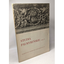 Studia palmyrenskie zeszyt II - Studia nad dekoracjami...