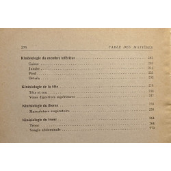 Anatomie et kinésiologie - avec 169 figures dans le texte