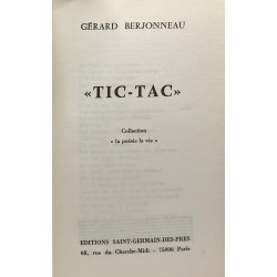 Tic-tac - coll. la poésie la vie