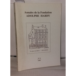 6ème numéro des annales de la fondation Ad. Hardy