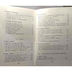 Pour vous - Educateurs - Parents --- préface du Frère Marie