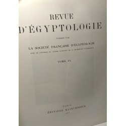 Mélanges dédiés à Michel Malinine - TOME 24 - revue d'Egyptologie...