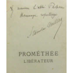 2 livres: Prométhée libérateur (avec hommage de Millet) + Rêveries...