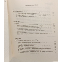 La loi à Rome histoire d'un concept --- collection d'études...
