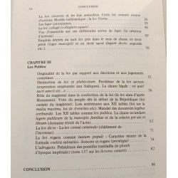La loi à Rome histoire d'un concept --- collection d'études...