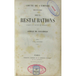Histoire des deux restaurations jusqu'à la chute de Charles X -...