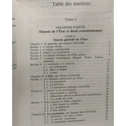 Droit Public - TOME 1 et 2 : Théorie générale de l'Etat et Droit...