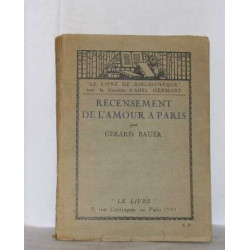 Recensement de l'amour a paris