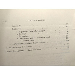 Alba Fucens I - rapports et études - centre belge de recherches...