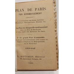 Plan de Paris par Arrondissement - Bois de Boulogne Métropolitain