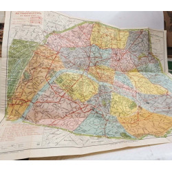 Plan de Paris par Arrondissement - Bois de Boulogne Métropolitain