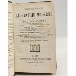 Précis élémentaire de géographie moderne et de géographie ancienne