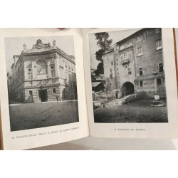 Palazzi e fontane di Roma con 64 incioni