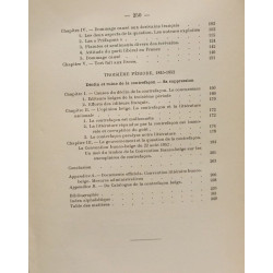 La contrefaçon des livres français en Belgique 1815-1852