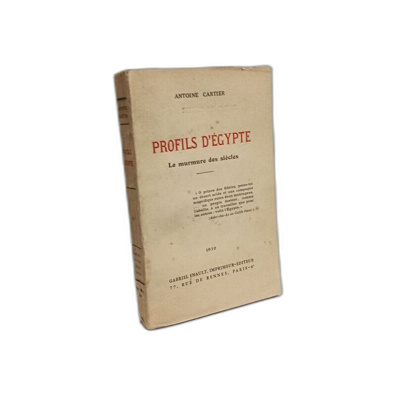 Profils d'égypte - le murmure des siècles