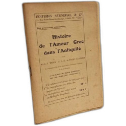 Histoire de l'Amour grec dans l'antiquité