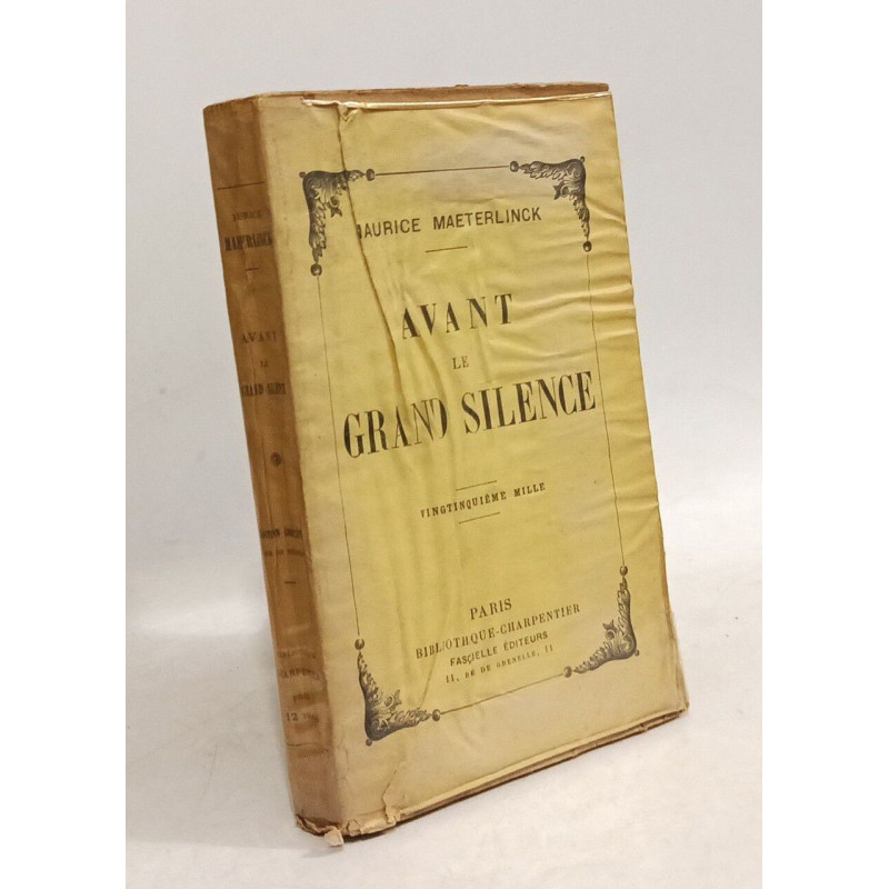 Avant le grand silence