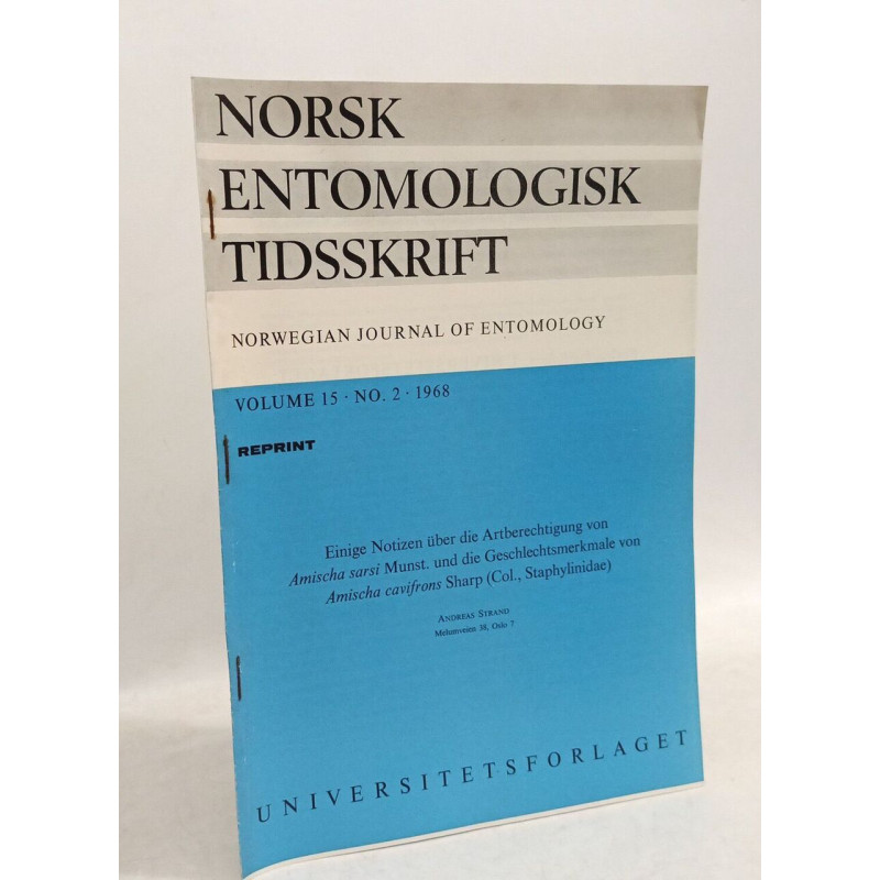 Die genitalorgane der nordischen arten der gattung --- Norsk...