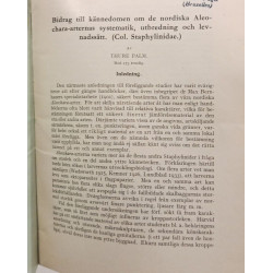 Bidrag till kännedomen om de nordiska aleochara-arternas...