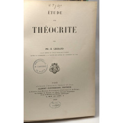 Étude sur Théocrite / Bibliothè_que des écoles françaises...